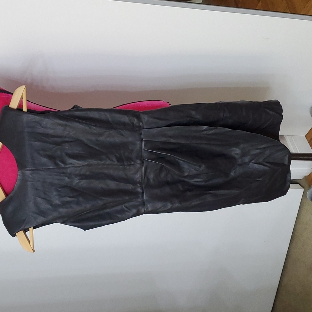 Zara leather dress XS